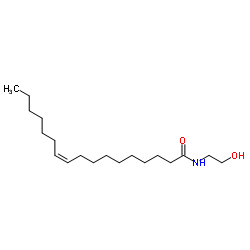 10Z-十七碳烯基乙醇酰胺结构式