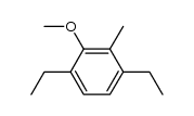 3,6-diethyl-2-methylanisole Structure