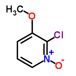 2-Chloro-3-methoxypyridine 1-oxide结构式