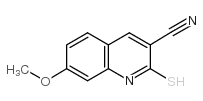 2-mercapto-7-methoxy-quinoline-3-carbonitrile picture