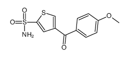 4-(4-Methoxybenzoyl)-2-thiophenesulfonamide Structure