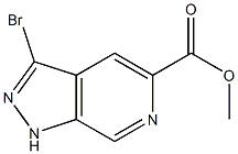 methyl 3-bromo-1H-pyrazolo[3,4-c]pyridine-5-carboxylate Structure