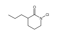 1-chloro-3-propylpiperidin-2-one Structure