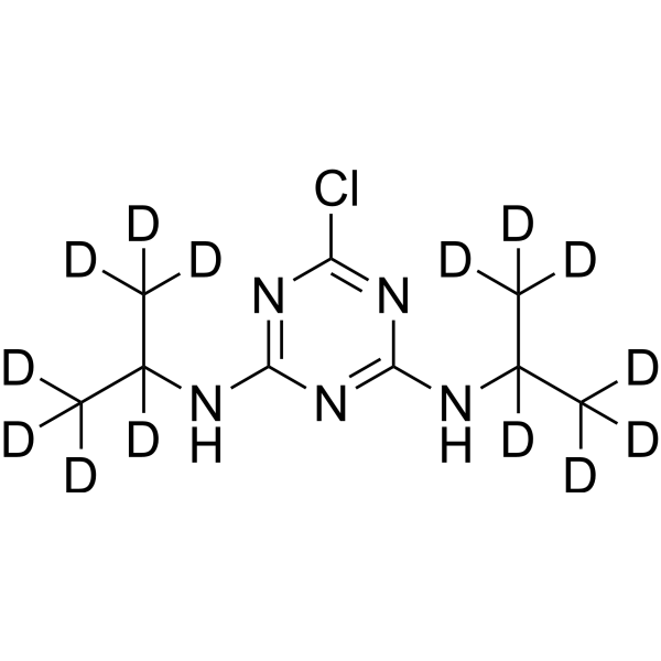 Propazine-d14 Structure