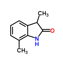 3,7-Dimethyl-1,3-dihydro-2H-indol-2-one Structure