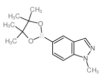 1-甲基-5-(四甲基-1,3,2-二氧硼杂环戊烷-2-基)-1H-吲唑图片