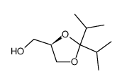 (R)-(2,2-diisopropyl-[1,3]dioxolan-4-yl)methanol Structure