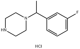 1-[1-(3-fluorophenyl)ethyl]piperazine dihydrochloride Structure