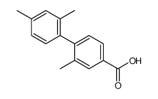 4-(2,4-dimethylphenyl)-3-methylbenzoic acid结构式