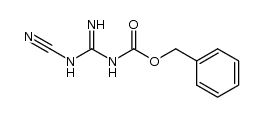 N-(Benzyloxycarbonyl)-N'-cyanoguanidine Structure