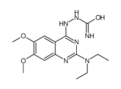 [[2-(diethylamino)-6,7-dimethoxyquinazolin-4-yl]amino]urea Structure