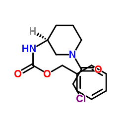 Benzyl [(3S)-1-(chloroacetyl)-3-piperidinyl]carbamate Structure