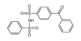 N-(benzenesulfonyl)-4-benzoylbenzenesulfonamide Structure