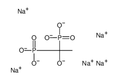 pentasodium,1,1-diphosphonatoethanolate结构式