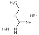 N-amino-1-ethylsulfanyl-methanimidamide structure