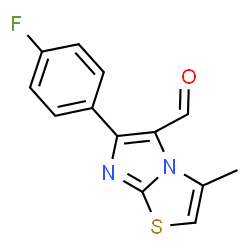 6-(4-FLUOROPHENYL)-3-METHYLIMIDAZO[2,1-B]THIAZOLE-5-CARBOXALDEHYDE picture