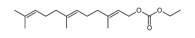 ethyl ((2E,6E)-3,7,11-trimethyldodeca-2,6,10-trien-1-yl) carbonate Structure