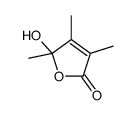 5-hydroxy-3,4,5-trimethylfuran-2-one结构式