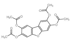 2,3,7,8-Tetraacetoxydibenzofuran structure