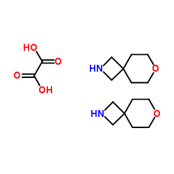 7-Oxa-2-azaspiro[3.5]nonane oxalate(2:1) structure