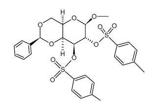 methyl 4,6-O-benzylidene-alpha-D-galactopyranoside, bis(toluene-p-sulphonate) picture