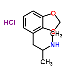 2,3-MDMA (hydrochloride) Structure