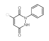 3,6-Pyridazinedione,5-chloro-1,2-dihydro-1-phenyl-结构式