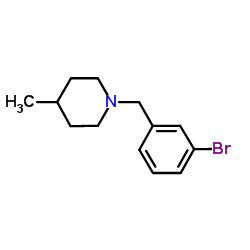 1-(3-Bromobenzyl)-4-methylpiperidine结构式