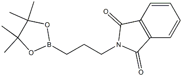 2-(3-(4,4,5,5-四甲基-1,3,2-二噁硼戊环-2-基)丙基)异二氢吲哚-1,3-二酮结构式