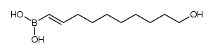 (1E)-10-hydroxy-1-decenylboronic acid Structure