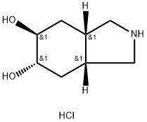 rac-(3aR,5S,6S,7aS)-octahydro-1H-isoindole-5,6-diol hydrochloride Structure
