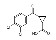 2-(3,4-dichlorobenzoyl)cyclopropane-1-carboxylic acid Structure