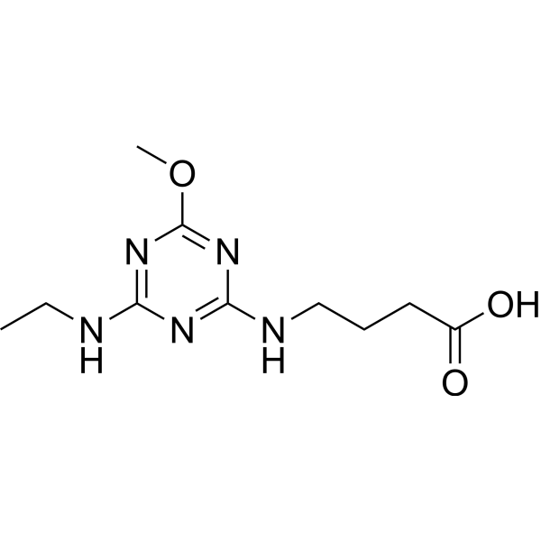 Simeton-acetic acid Structure