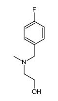 2-[(4-Fluoro-benzyl)-Methyl-amino]-ethanol structure