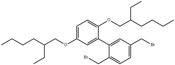 2,5-bis(bromomethyl)-2',5'-bis(2-结构式