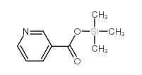 3-Pyridinecarboxylicacid,trimethylsilylester(9CI) Structure