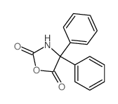 4,4-Diphenyloxazolidine-2,5-dione结构式