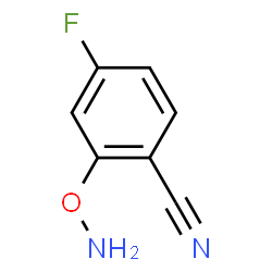 Benzonitrile, 2-(aminooxy)-4-fluoro- (9CI) structure