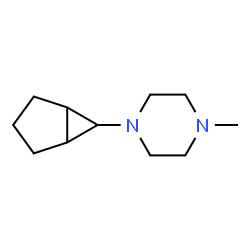 Piperazine, 1-bicyclo[3.1.0]hex-6-yl-4-methyl- (8CI) structure