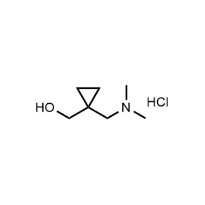 (1-((二甲基氨基)甲基)环丙基)甲醇盐酸盐结构式