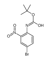 TERT-BUTYL (4-BROMO-2-NITROPHENYL)CARBAMATE Structure