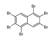 1,2,3,5,6,7-hexabromonaphthalene Structure