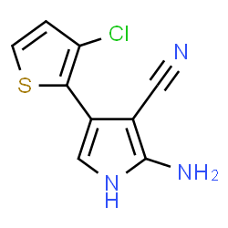 2-Amino-4-(3-chloro-2-thienyl)-1H-pyrrole-3-carbonitrile picture