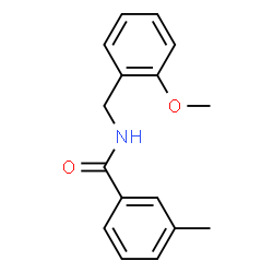 N-(2-Methoxybenzyl)-3-methylbenzamide Structure