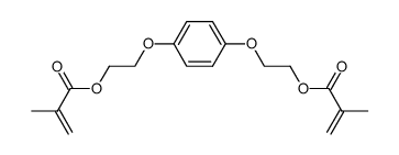 1,4-bis-(2-methacryloyloxy-ethoxy)-benzene Structure