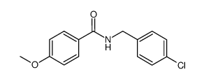 N-(4-chlorobenzyl)-4-methoxybenzamide structure