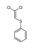 2,2-dichloroethenylsulfanylbenzene结构式