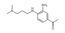 2-Amino-4-acetyl-N-(3-dimethylaminopropyl)-anilin Structure