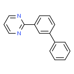 Pyrimidine, 2-[1,1-biphenyl]-3-yl- (9CI) structure