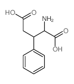 Glutamic acid,3-phenyl- structure